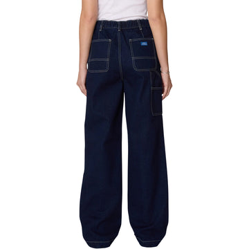 Obey Womens Fritz Carpenter Denim Rinse Indigo - Parasol Store