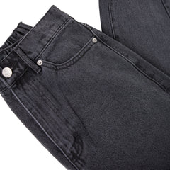 Obey Womens Leah III Baggy Denim Black Ash - Parasol Store