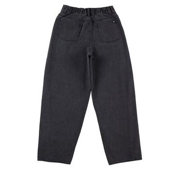 Obey Womens Leah III Baggy Denim Black Ash - Parasol Store