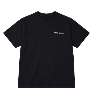 Obey Womens Obey Freedom For All Michelle S/S T-Shirt Digital Black