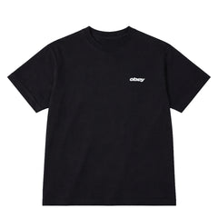 Obey Womens Obey Speed Kaia S/S T-Shirt Digital Black