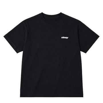 Obey Womens Obey Speed Kaia S/S T-Shirt Digital Black