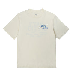 Obey Womens Obey Studio Stamp S/S T-Shirt Unbleached