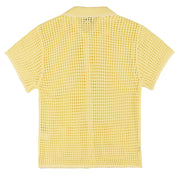 Obey Womens Pilar Crochet S/S Yellow Pear - Parasol Store