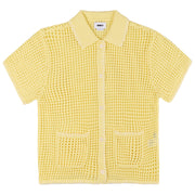 Obey Womens Pilar Crochet S/S Yellow Pear - Parasol Store