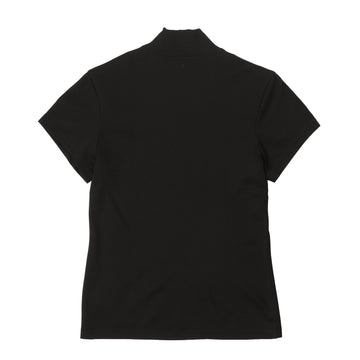 Obey Womens Relay Mock Neck S/S T-Shirt Black