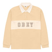 Obey Womens Rosewood Rugby Oyster Grey - Parasol Store