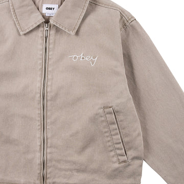 Obey Womens Serene Zip Jacket Fungi - Parasol Store