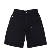 Obey Womens Shift Panel Short Digital Black Faded Wash - Parasol Store