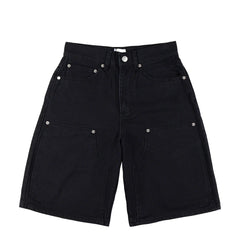 Obey Womens Shift Panel Short Digital Black Faded Wash - Parasol Store