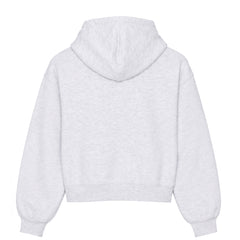 Obey Womens Speed Star Zip Up Ash Heather Grey