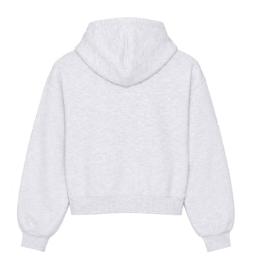 Obey Womens Speed Star Zip Up Ash Heather Grey