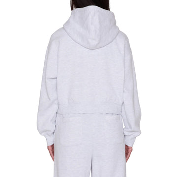 Obey Womens Speed Star Zip Up Ash Heather Grey