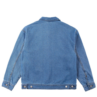 Obey Womens Sybil Jacket Light Indigo - Parasol Store