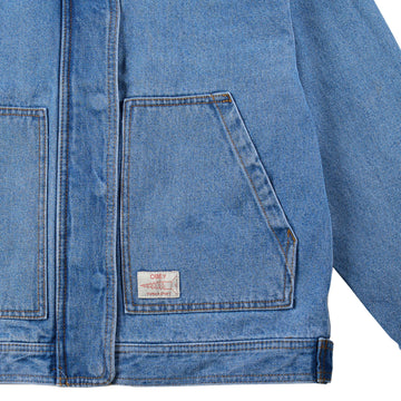 Obey Womens Sybil Jacket Light Indigo - Parasol Store