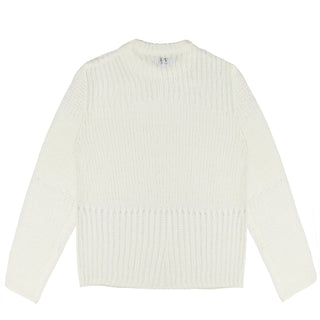 Obey Womens Trivia Open Knit Sweater Cream - Parasol Store