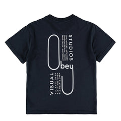 Obey Womens Visual Studios Tee Black - Parasol Store