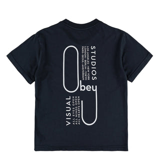 Obey Womens Visual Studios Tee Black - Parasol Store