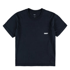 Obey Womens Visual Studios Tee Black - Parasol Store