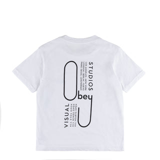 Obey Womens Visual Studios Tee White
