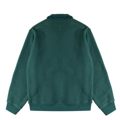Obey Womens Watts Zip Mock Neck Forest - Parasol Store