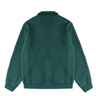 Obey Womens Watts Zip Mock Neck Forest