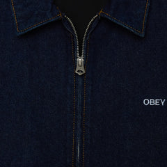 Obey Workshop Jacket Rinse Indigo