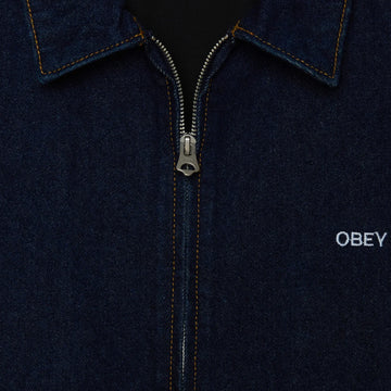 Obey Workshop Jacket Rinse Indigo