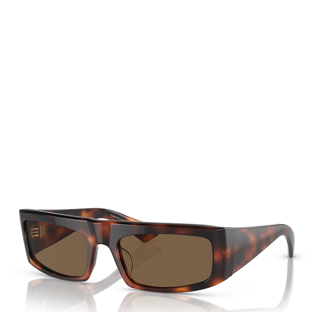 Oliver Peoples Womens Khaite Collection 1979C Sunglasses Dark Mahogany / Brown Lens - Parasol Store