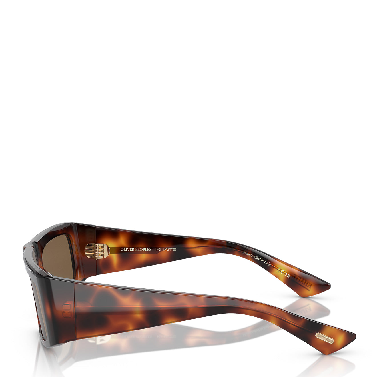 Oliver Peoples Womens Khaite Collection 1979C Sunglasses Dark Mahogany / Brown Lens - Parasol Store