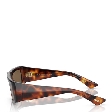 Oliver Peoples Womens Khaite Collection 1979C Sunglasses Dark Mahogany / Brown Lens - Parasol Store