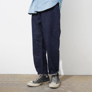 Ordinary Fits 108 Loose Ankle Denim Jeans One Wash Indigo - Parasol Store