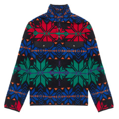 Polo Ralph Lauren Snowflake Brushed Fleece Pullover Black - Parasol Store