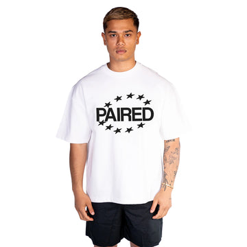 Paired Constellation S/S Tee White