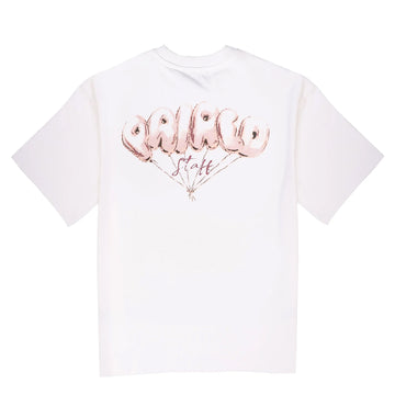 Paired Helium S/S Tee White