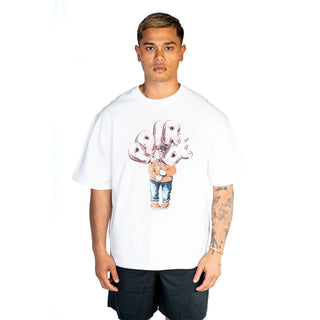 Paired Helium S/S Tee White