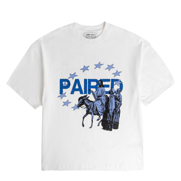 Paired Wise Men White S/S Tee White
