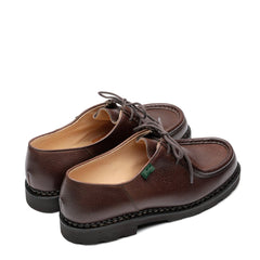 Paraboot Michael Marche II Shoe Grained Brown Leather - Parasol Store