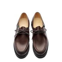 Paraboot Michael Marche II Shoe Grained Brown Leather - Parasol Store