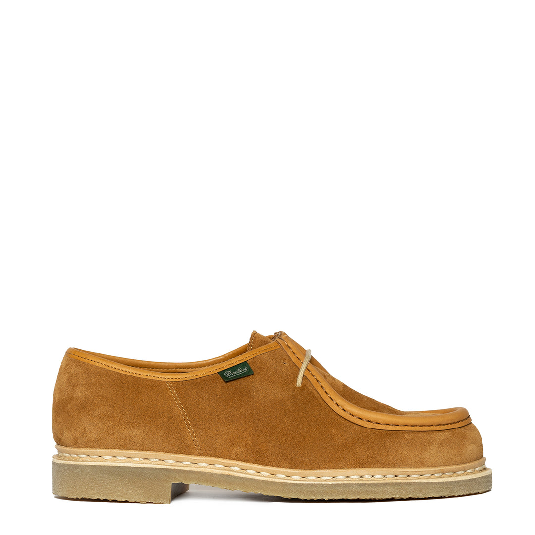 Paraboot Micka Shoe Suede Ario Honey / Vel Whisky - Parasol Store