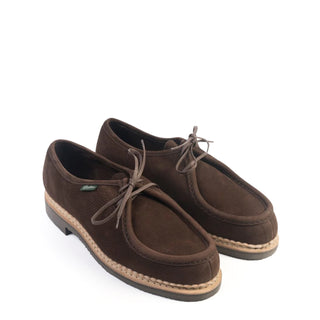 Paraboot Micka Shoe Taurillon Nubuck Chocolat - Parasol Store