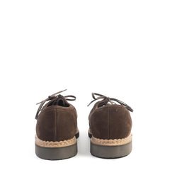 Paraboot Micka Shoe Taurillon Nubuck Chocolat - Parasol Store