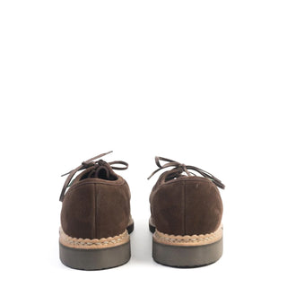 Paraboot Micka Shoe Taurillon Nubuck Chocolat - Parasol Store