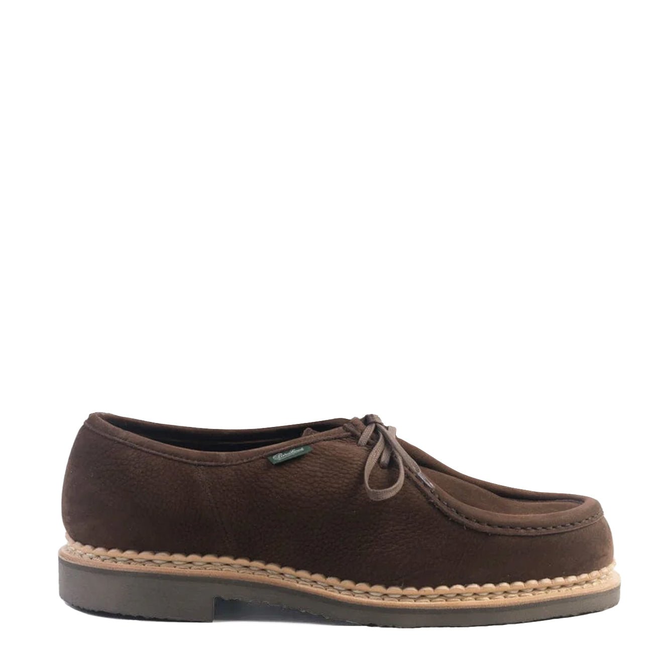 Paraboot Micka Shoe Taurillon Nubuck Chocolat – Parasol Store