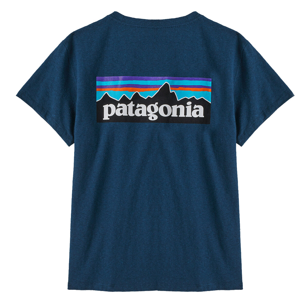 Patagonia P-6 Logo Responsibili Tee Tidepool Blue Patagonia