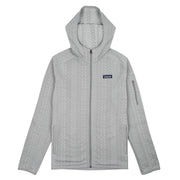 Patagonia Womens Better Sweater Hoody Frozen Jaquard Salt Grey Patagonia