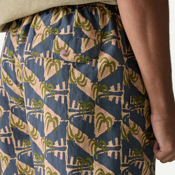 Patagonia Baggies Shorts 5 in. Jaguar Geo Dolomite Blue