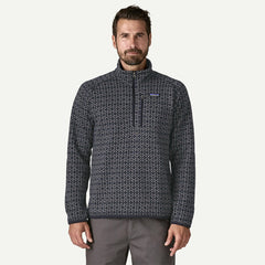 Patagonia Better Sweater 1/4 Zip Fleece Scales Sunken Blue - Parasol Store