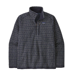 Patagonia Better Sweater 1/4 Zip Fleece Scales Sunken Blue - Parasol Store