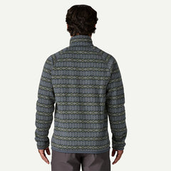 Patagonia Better Sweater Fleece Jacket Woven Together Smolder Blue - Parasol Store